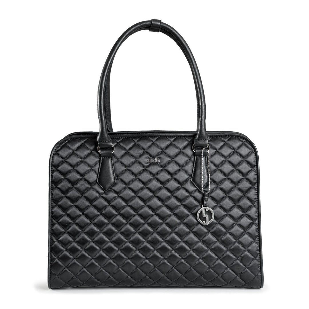 SOCHA Designer Tasche für Notebook 35,5-39,6 cm (14-15,6 Zoll) schwarz Diamond