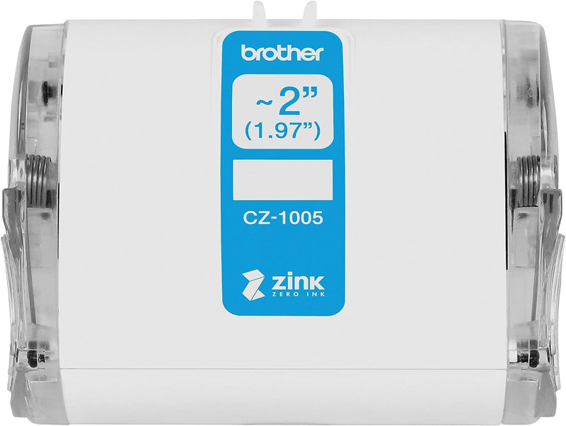 Brother CZ-1005 Farbetikettenrolle, 50 mm breit, 5 m lang für Etikettendrucker VC-500W 50mm CZ1005,