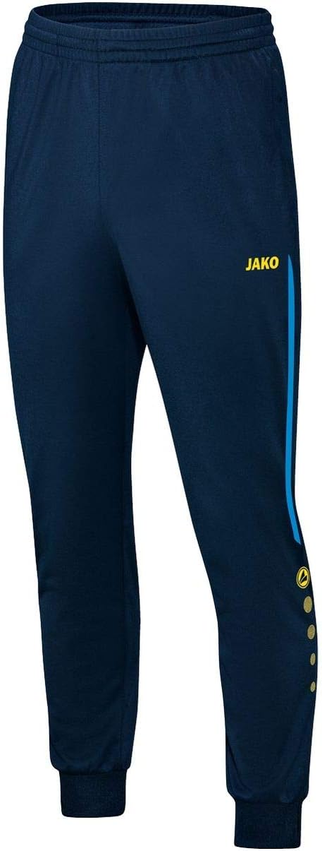 JAKO Herren Champ Trainingsanzug Polyester S JAKO blau/Marine/Neongelb, S JAKO blau/Marine/Neongelb