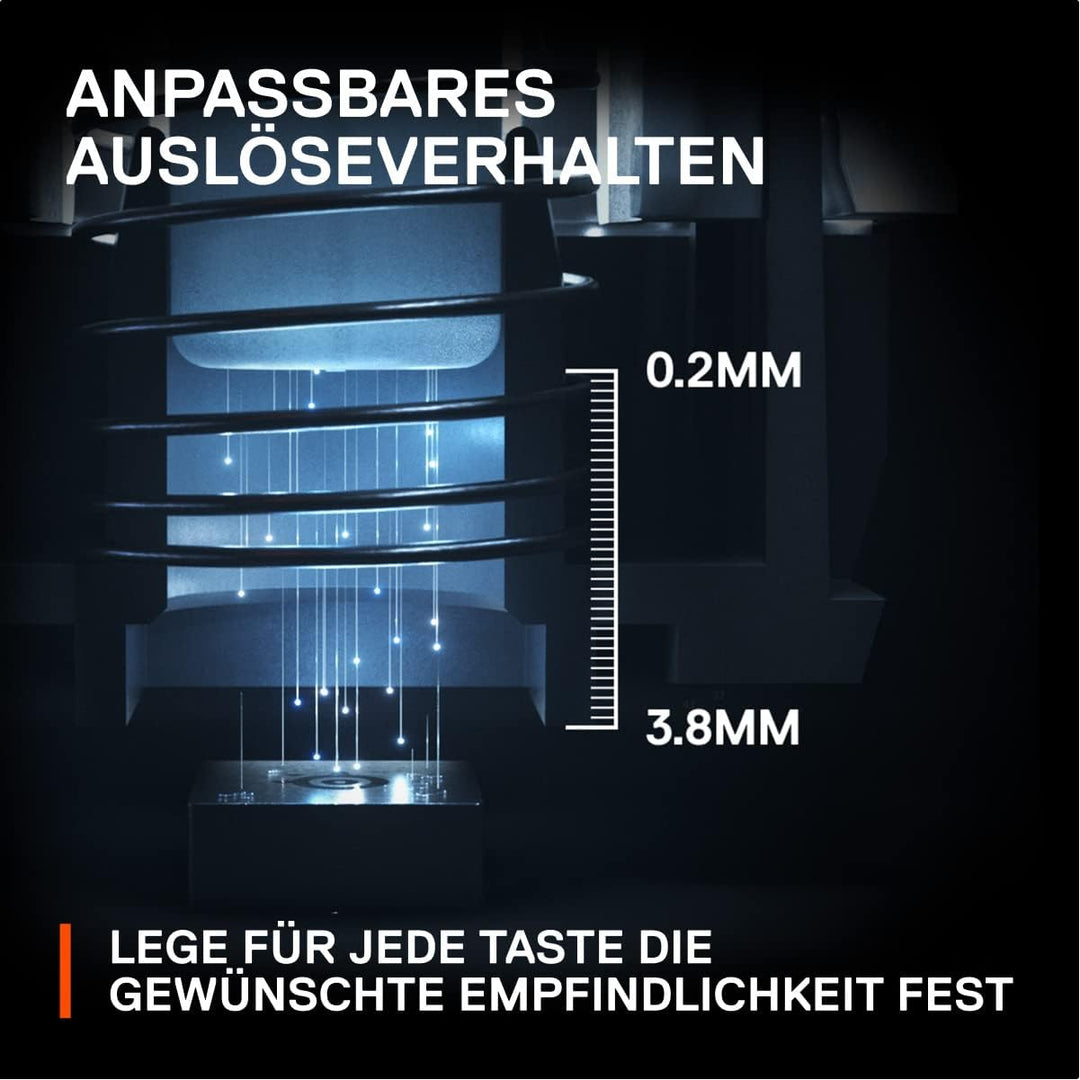 SteelSeries Apex Pro TKL Wireless HyperMagnetic Gaming-Tastatur – E-Sports TKL-Formfaktor – Anpassba