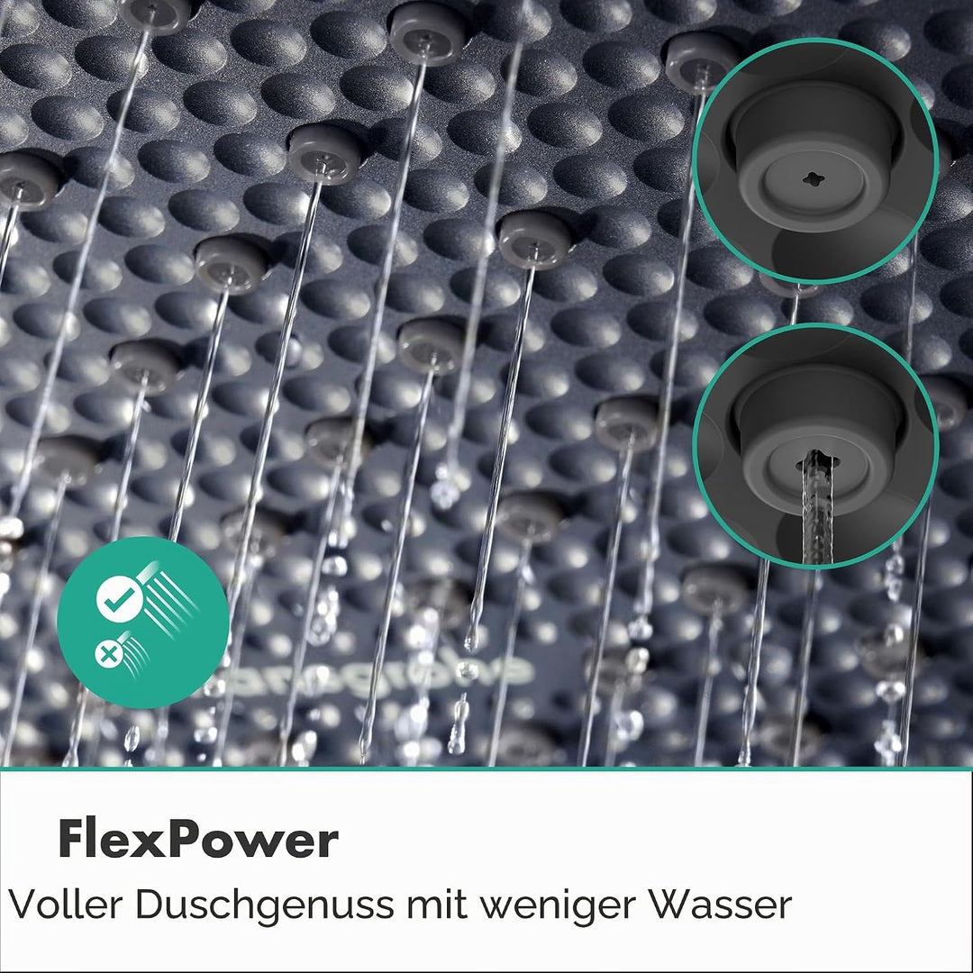 hansgrohe Activera Select S - wassersparender Duschkopf 8 l/min (EcoSmart), Handbrause mit 2 Strahla