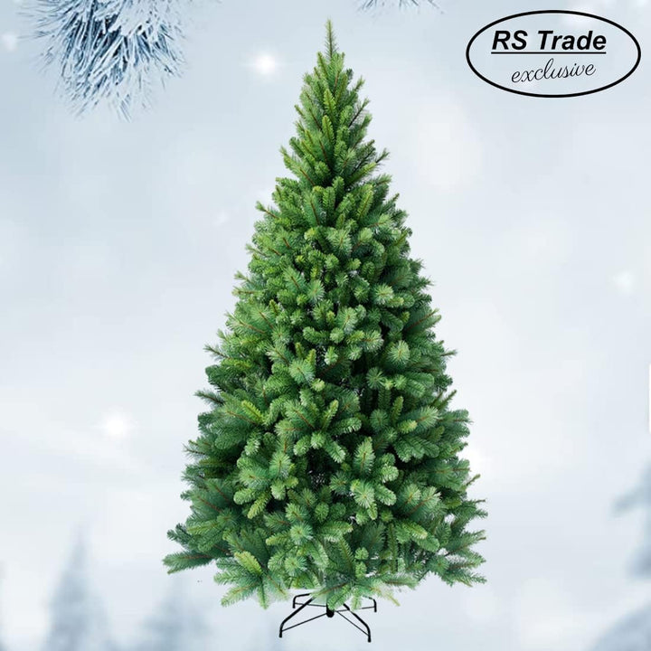 RS Trade 1101 120 cm Weihnachtsbaum PVC künstlich (Ø ca. 76 cm) mit 446 Spitzen - PREIS-LEISTUNGSSIE