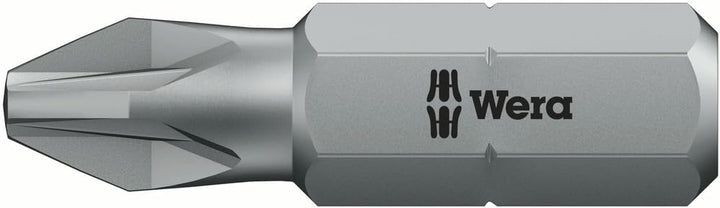 Wera 05072444001 855/1 Z DIY, Pozidriv Bits, PZ 2 x 25 mm, 100-teilig, PZ 2