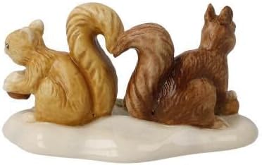 Goebel Figur Eichhörnchen auf Futtersuche - Winterwald Weihnachten 4cm Mehrfarbig, 4cm Mehrfarbig