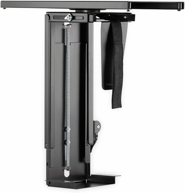 LogiLink EO0031 einstellbare Untertisch PC-Halterung drehbar 360° mit Variabler Grösseneinstellung u