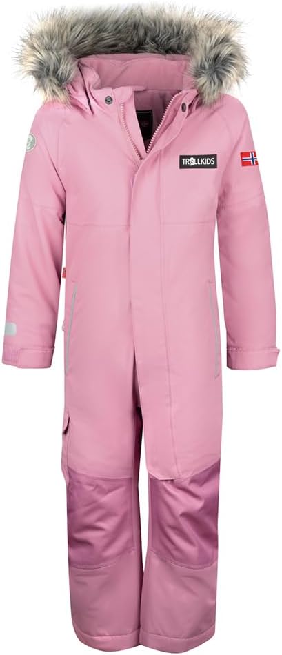 Trollkids Kids Kirkenes Snowsuit 80 mauve/plum, 80 mauve/plum