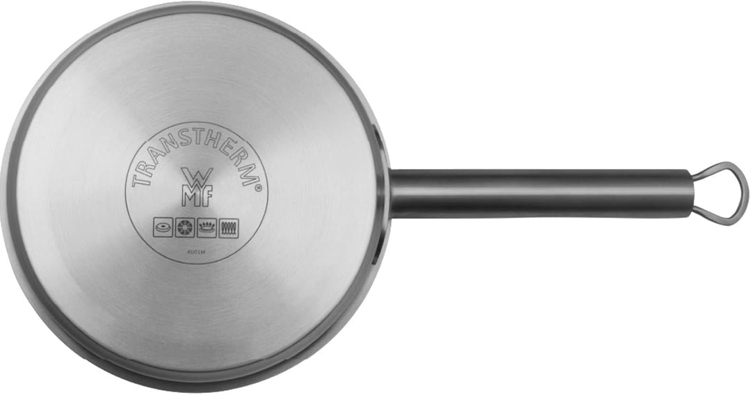 WMF Comfort Line Stielkasserolle 16cm mit Deckel, Kochtopf klein 1,4l, Milchtopf Induktion, Cromarga