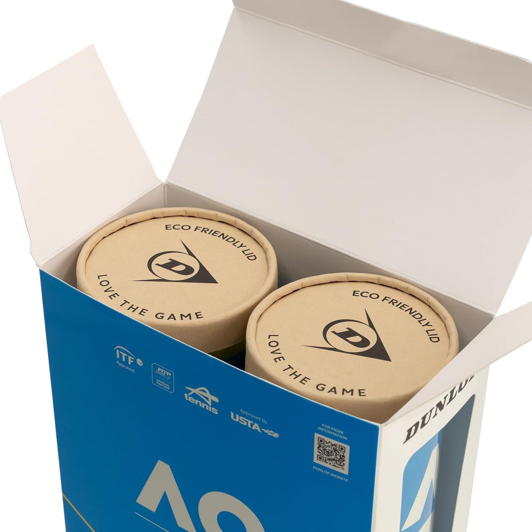 DUNLOP Tennisball Australian Open - für Sandplatz, Hartplatz und Rasen 2x 8 Bälle, 2x 8 B&#xE4;lle