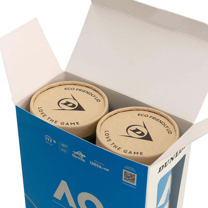 DUNLOP Tennisball Australian Open - für Sandplatz, Hartplatz und Rasen 2x 8 Bälle, 2x 8 B&#xE4;lle