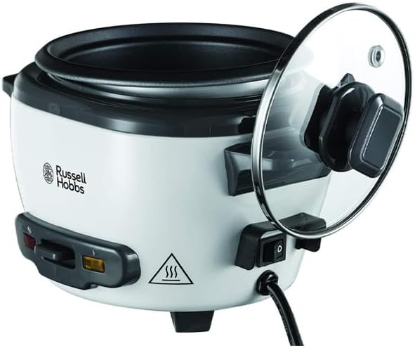Russell Hobbs Reiskocher mini [small] 0,4l (Warmhaltefunktion, antihaftbeschichteter Gartopf, Reislö