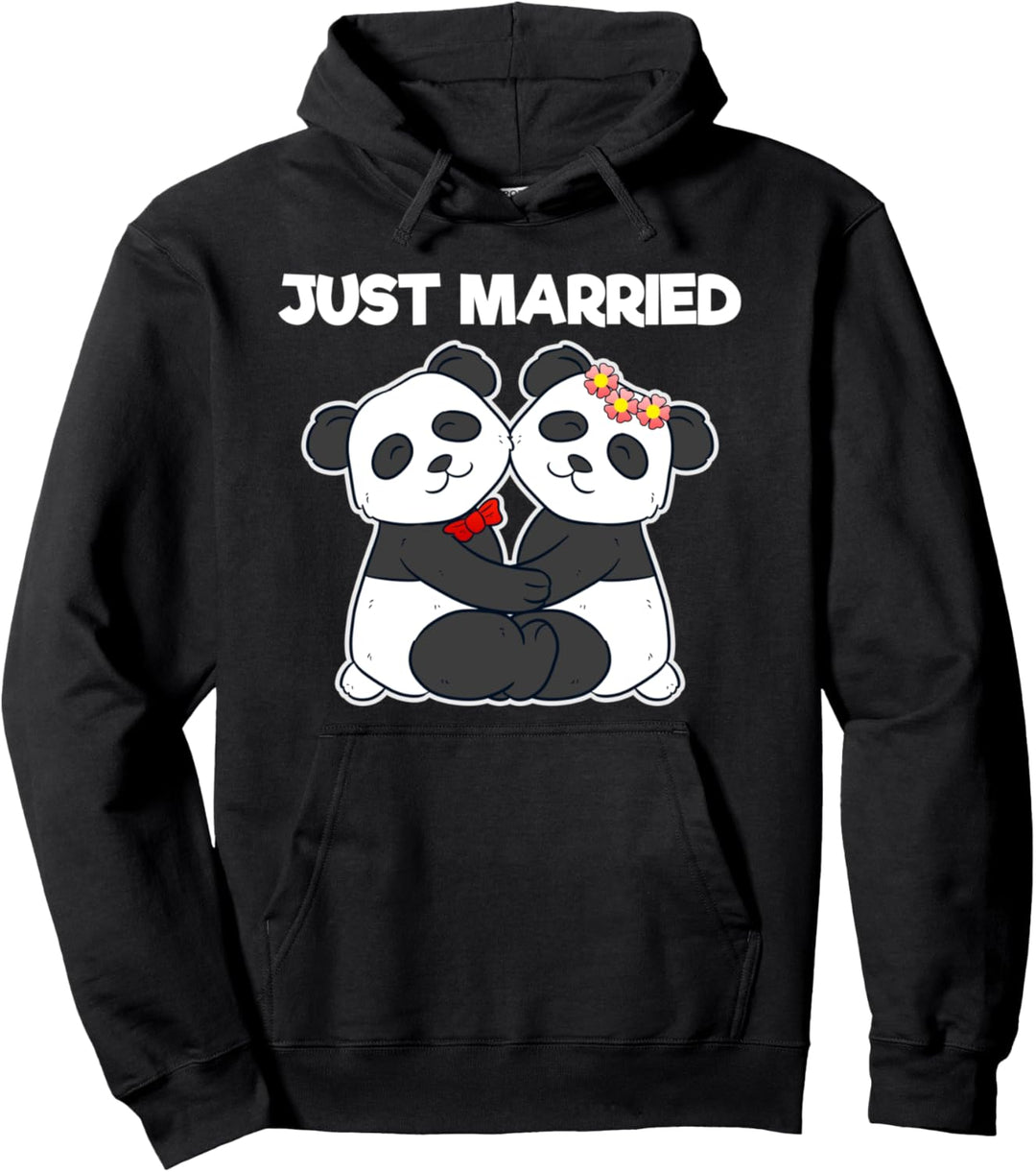Just Married Hochzeitspaar für frisch verheiratete Hochzeit Pullover Hoodie