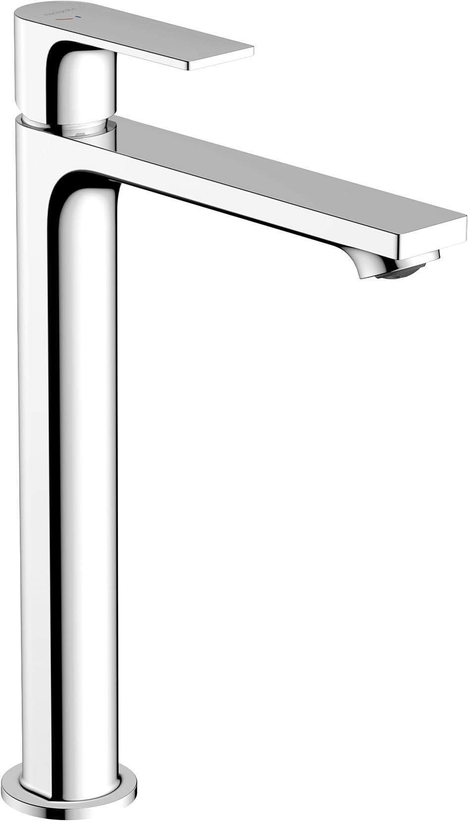 hansgrohe Rebris E - Waschtischarmatur ohne Ablauf, energiesparend (CoolStart), Wasserhahn Bad mit A