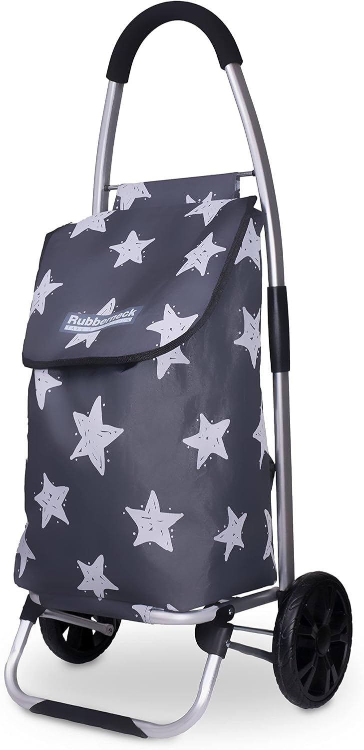 Rubberneck Einkaufstrolley - Klappbarer & Leichter Einkaufswagen - Grosse