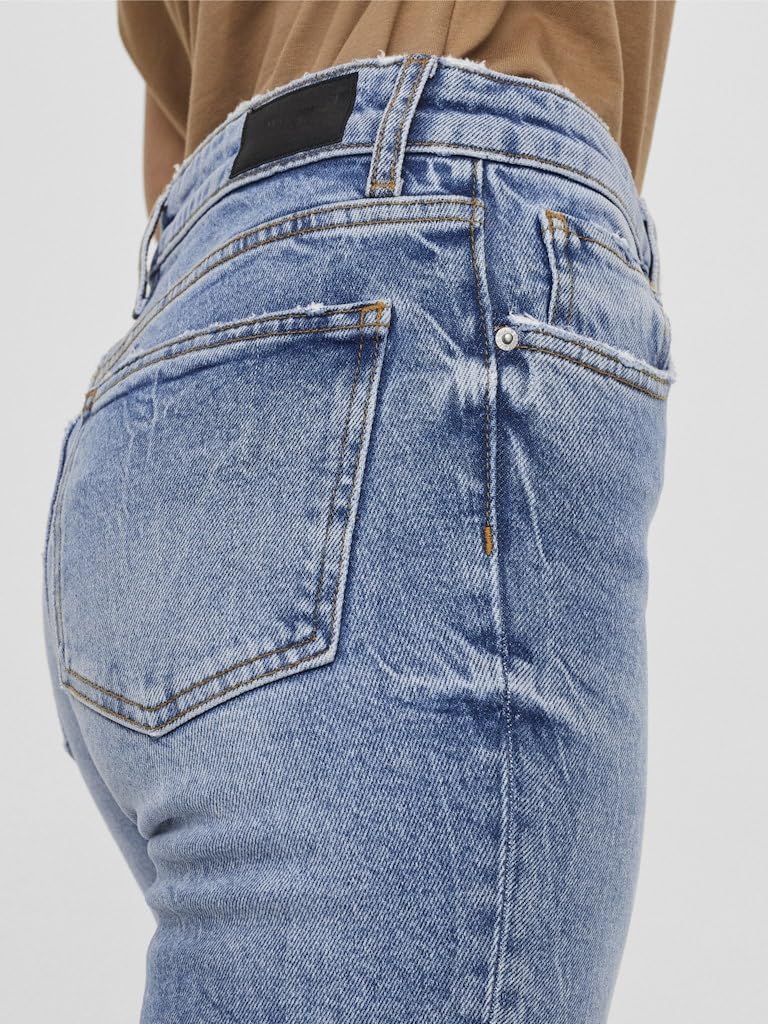 VERO MODA Damen Jeans 27W / 32L Light Blue Denim, 27W / 32L Light Blue Denim