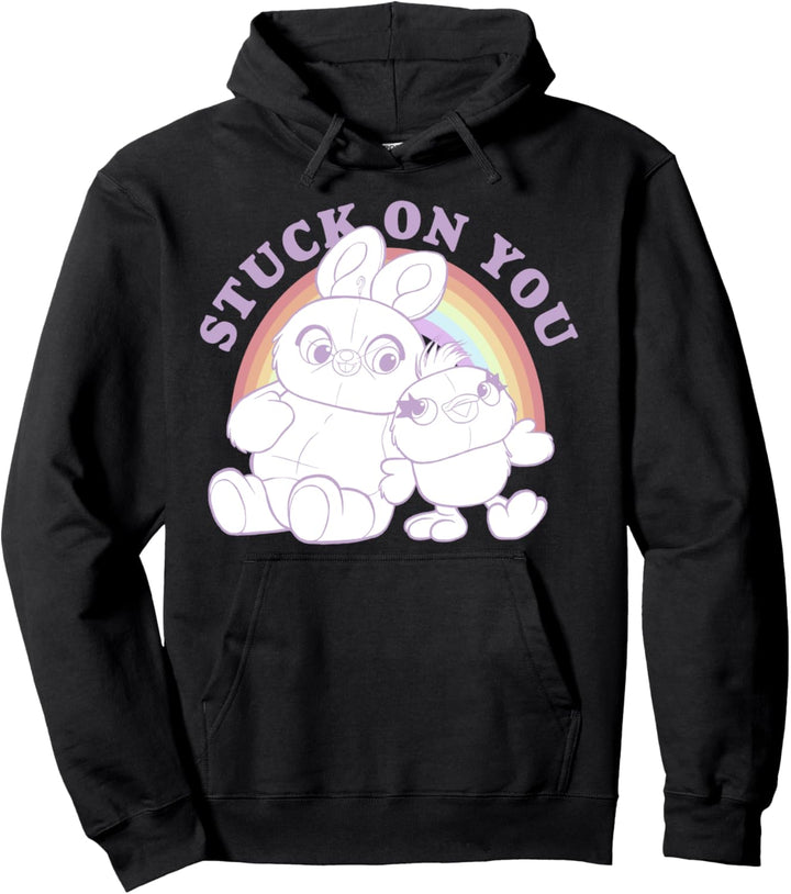 Disney Pixar Toy Story 4 Ducky & Bunny Stuck On You Text Pullover Hoodie