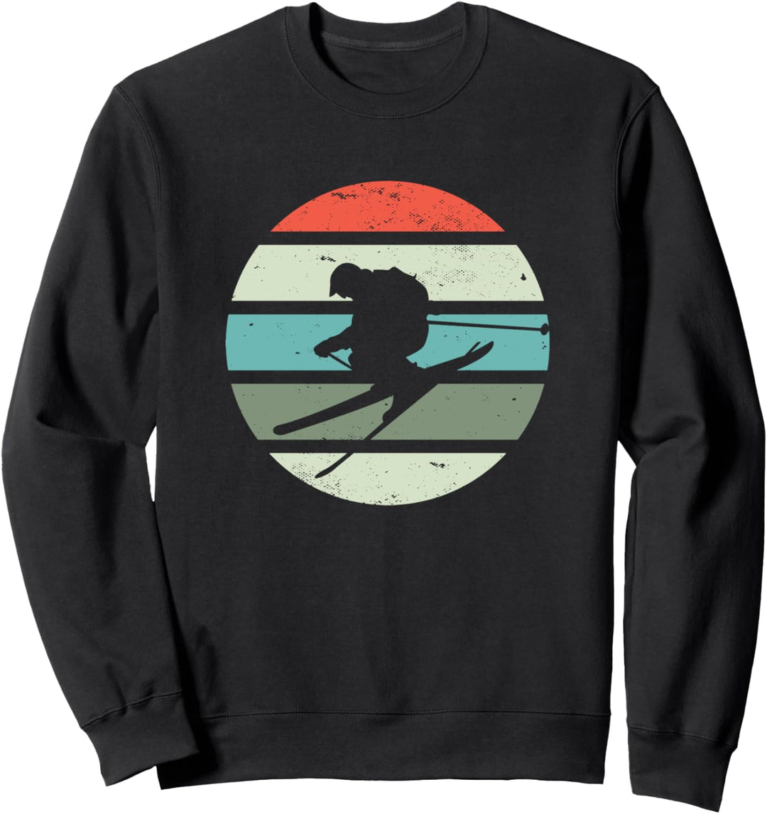 Vintage Ski I Wintersport I Rennsport Skifahrer I Retro Ski Sweatshirt