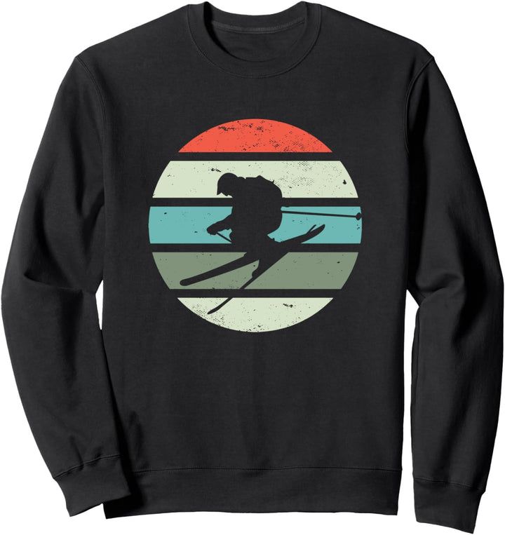 Vintage Ski I Wintersport I Rennsport Skifahrer I Retro Ski Sweatshirt