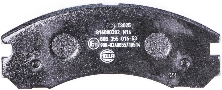 HELLA PAGID 8DB 355 016-531 Bremsbelagsatz - T3025 - Dicke/Stärke: 15.7mm - Bremssystem: Akebono - m