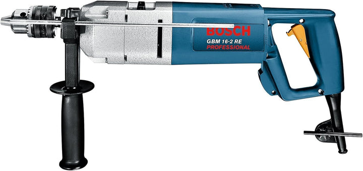 Bosch Professional Bohrmaschine GBM 16-2 RE (inkl. Zusatzhandgriff, Tiefenanschlag 310 mm, Zahnkranz