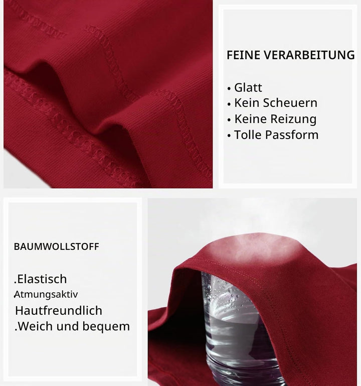 Charmo Unterhemd Damen BH-Hemd Basic Racerback Tank Tops mit Regal-BH Baumwoll Stretch eng Top Slim