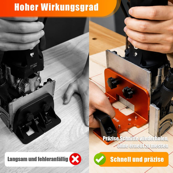 SpeTool Aluminium-Domino-Auflage, kompatibel mit Festool Domino DF-500 und DF-700