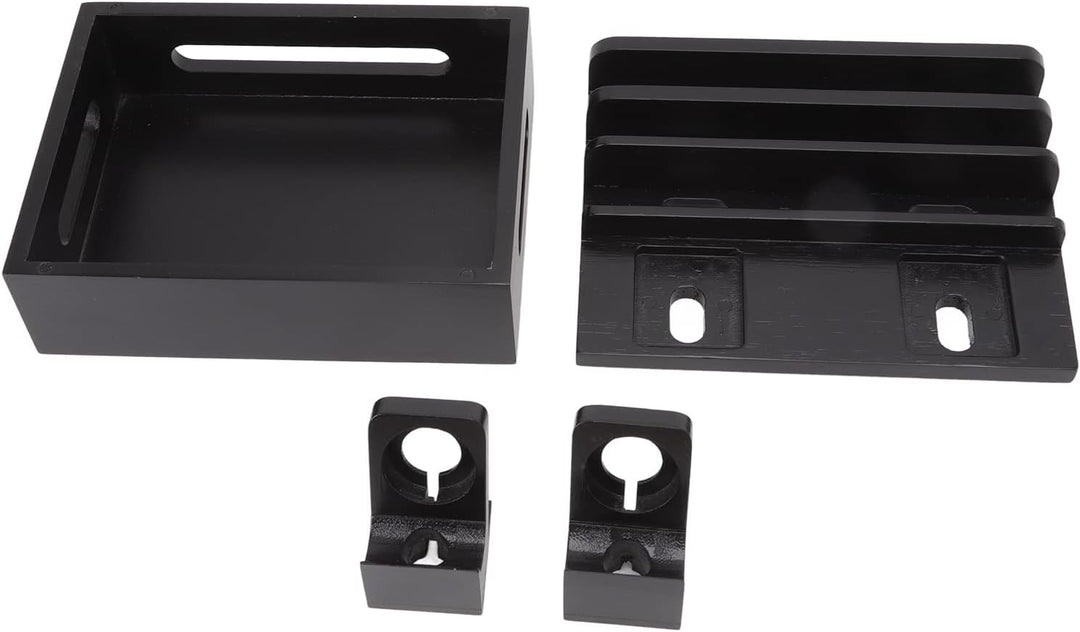 TOPINCN Ladestation 5-Port Ladegerät, Bambus Ladestation Multifunktions Ladestation für Telefone Tab