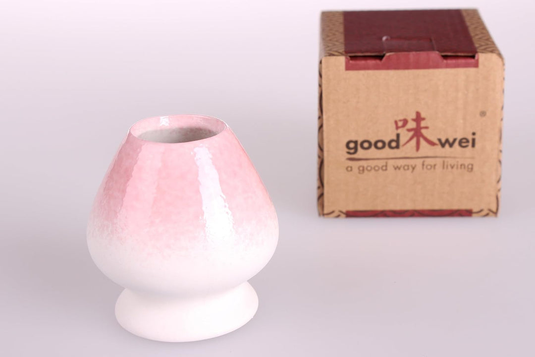 Goodwei Matcha Besenhalter aus Keramik "Chasentate" | Zubehör für Teezeremonie (Sakura), Sakura