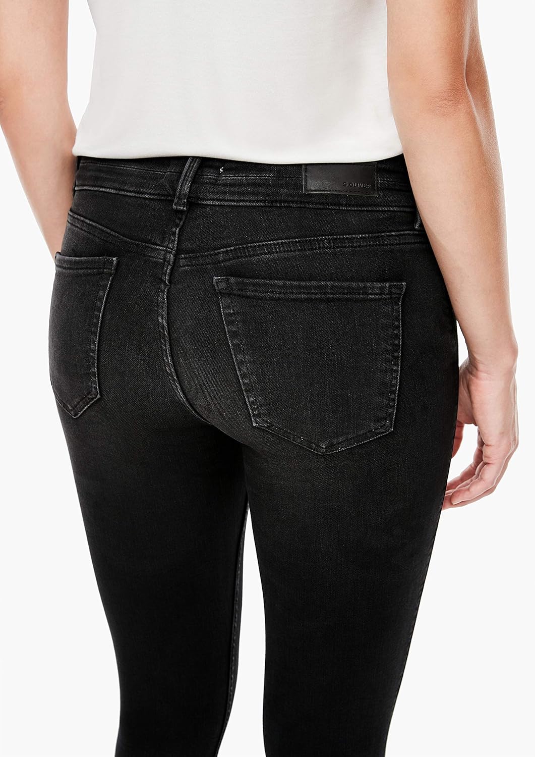 s.Oliver Damen Skinny Jeans 32W / 50L Schwarz (99z8), 32W / 50L Schwarz (99z8)