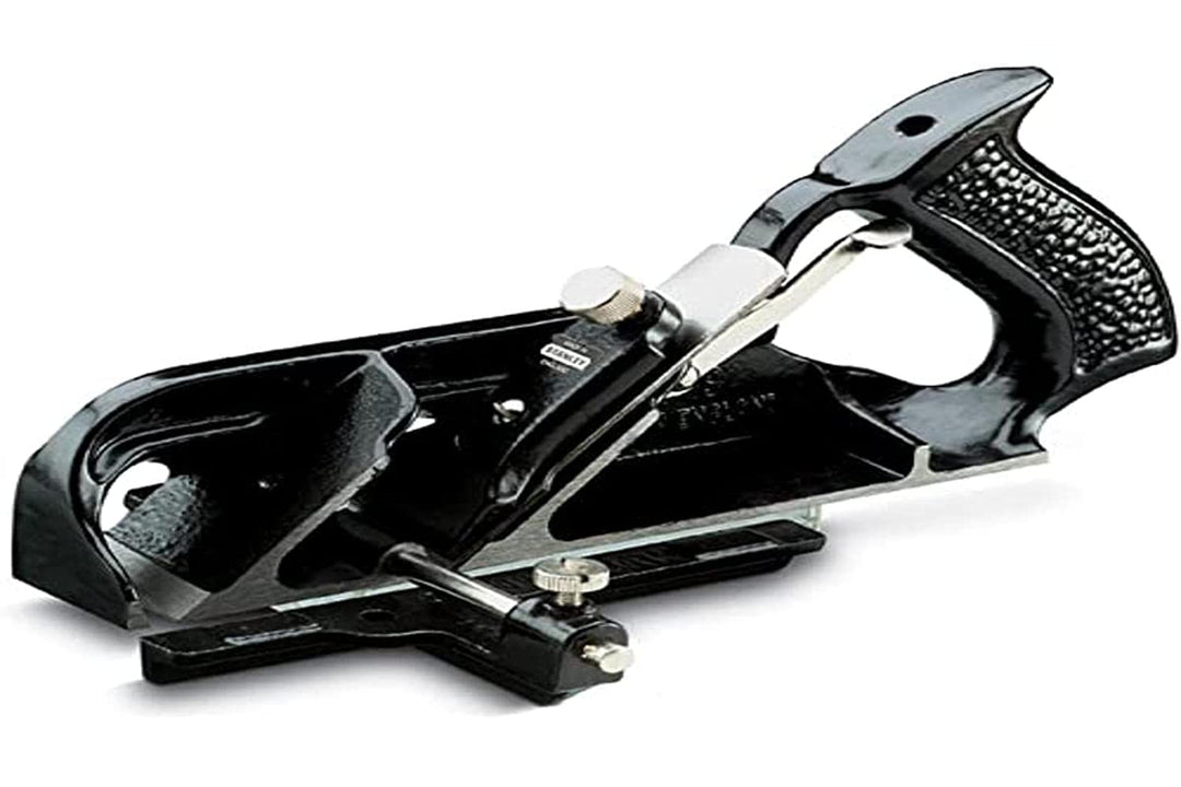 Stanley Doppelfalzhobel 78 (geschliffene Sohle, Handgriff integriert, Vorschneider, Breiten-und Tief