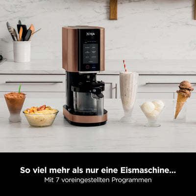 Ninja NC300EUCP, Eismaschine, Edelstahl, Kupfer/Schwarz, 473 milliliters Kupfer/Schwarz CREAMi, Kupf