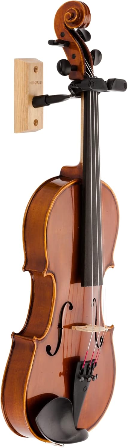 Hercules DSP57WB Wall Mountable Violin Hanger - Wood Base
