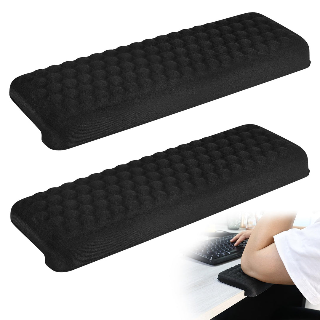 2 Stück L-Förmige Ergonomische Handgelenk Ellenbogenkissen, 30x10cm Memoryfoam Schreibtisch Handball