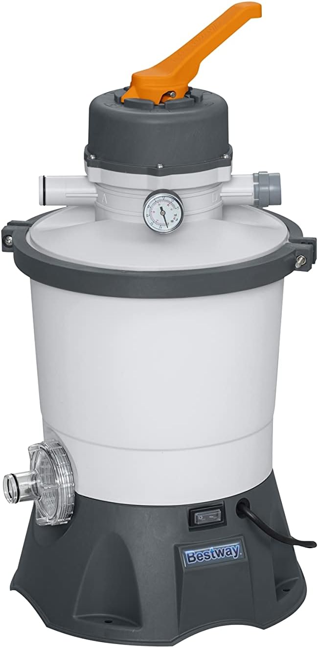 Bestway Flowclear Sandfilteranlage 3.028 l/h, 85 W, Weiss Single, Single