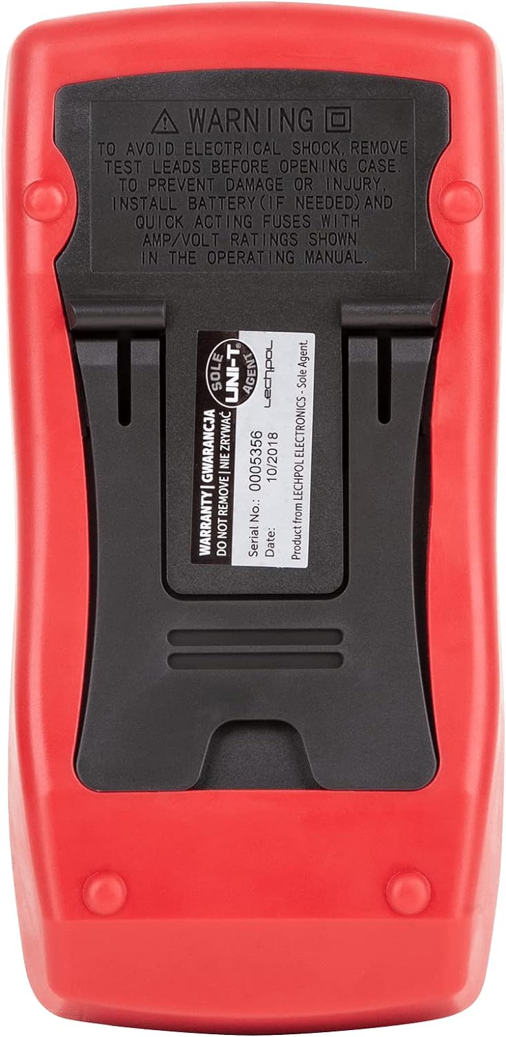 UNI-T MIE0090/UT107 Digital-Multimeter, Messung von DC Strom, DC/AC Spannung, Temperatur, Widerstand