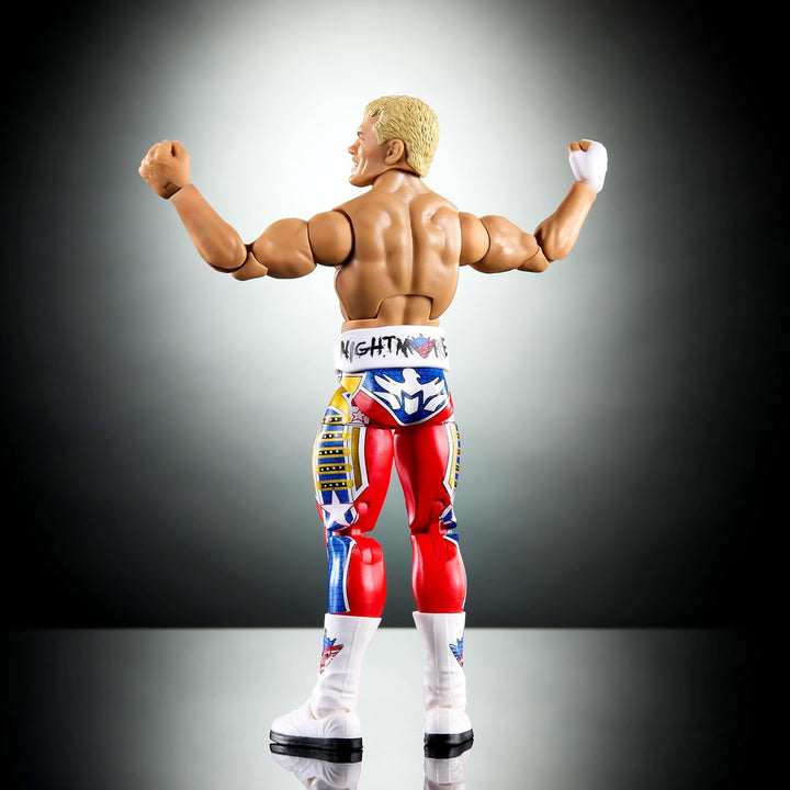 Mattel WWE Elite Collection Top Picks, Set mit Actionfigur und Zubehörteilen, ca. 15 cm grosse Samme