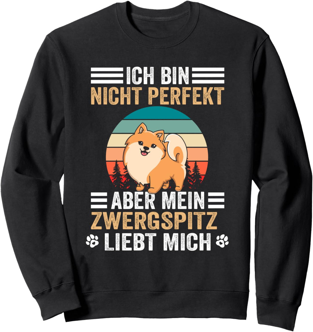 Hund Zwergspitz Züchter Pomeranian Zwergspitz Sweatshirt
