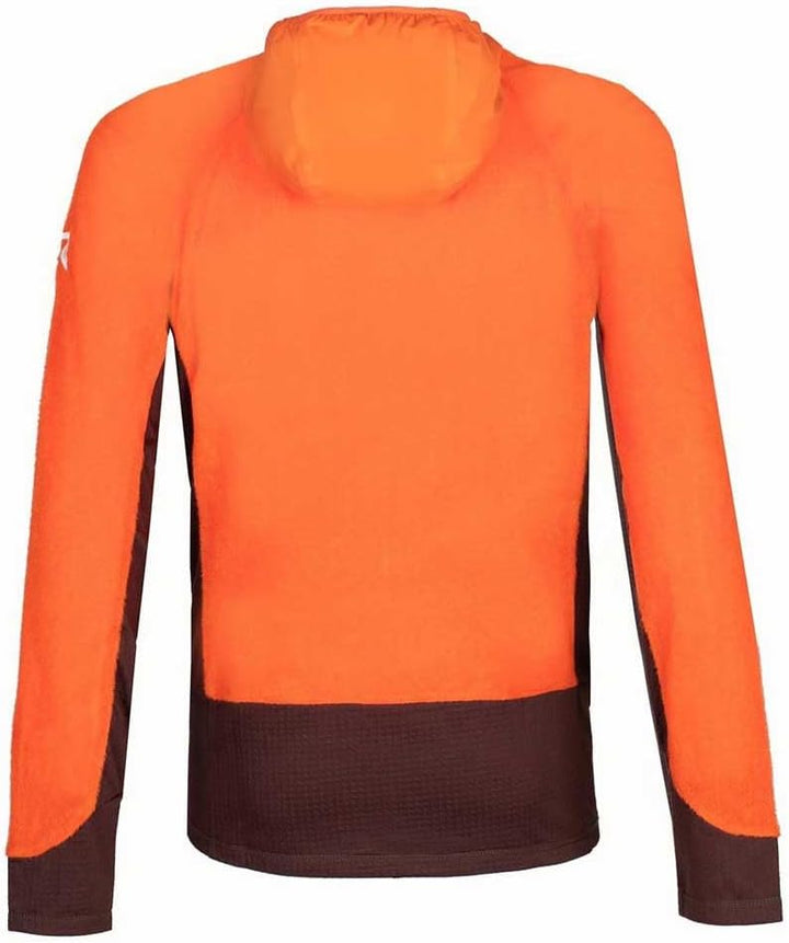 Rock Experience Herren Pinnacle Hoodie Fz Jacket L 0630 FLAME+0413 BITTER CHOCOLATE, L 0630 FLAME+04