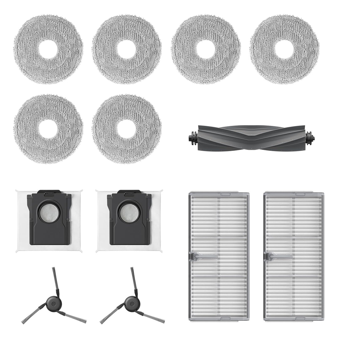 Dreame Zubehörset für X40 Ultra und X40 Ultra Komplettroboter Enthält 6x Mop-Tücher (3 Paare), 2x Fi