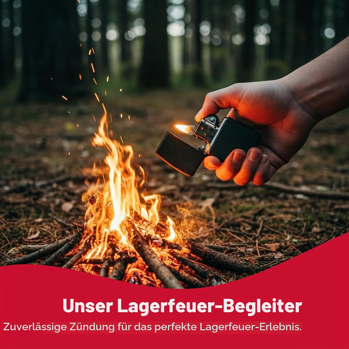 Zippo 236 outdor Black Crackle Lighter, Feuerzeug A 1 - Pack, A 1 - Pack