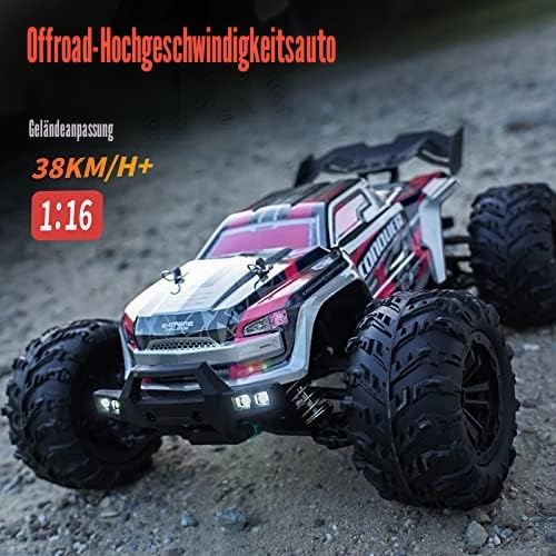X-Verse 1:16 Ferngesteuertes Auto, 50KM/H Kohlebürste Motor RC Hohe Geschwindigkeit Offroad Drift Re