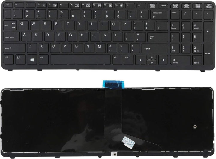ASHATA Ersatztastatur für HP ZBOOK 15 G1 G2 17 G1 G2 US für HP 15-p000 15-p008au 15-p030nr, Tastatur