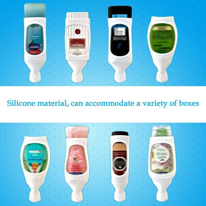 Shampoo Dusche Squeeze Flasche Wandmontierte Duschspenderabdeckung Dehnbare Silikonhülse lässt Sich