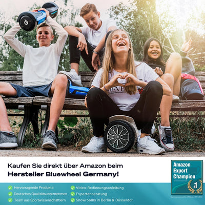 8.5" Premium Offroad SUV Hoverboard - Deutsche Qualitätsmarke - Bluewheel HX510 inkl. Kinder Sicherh
