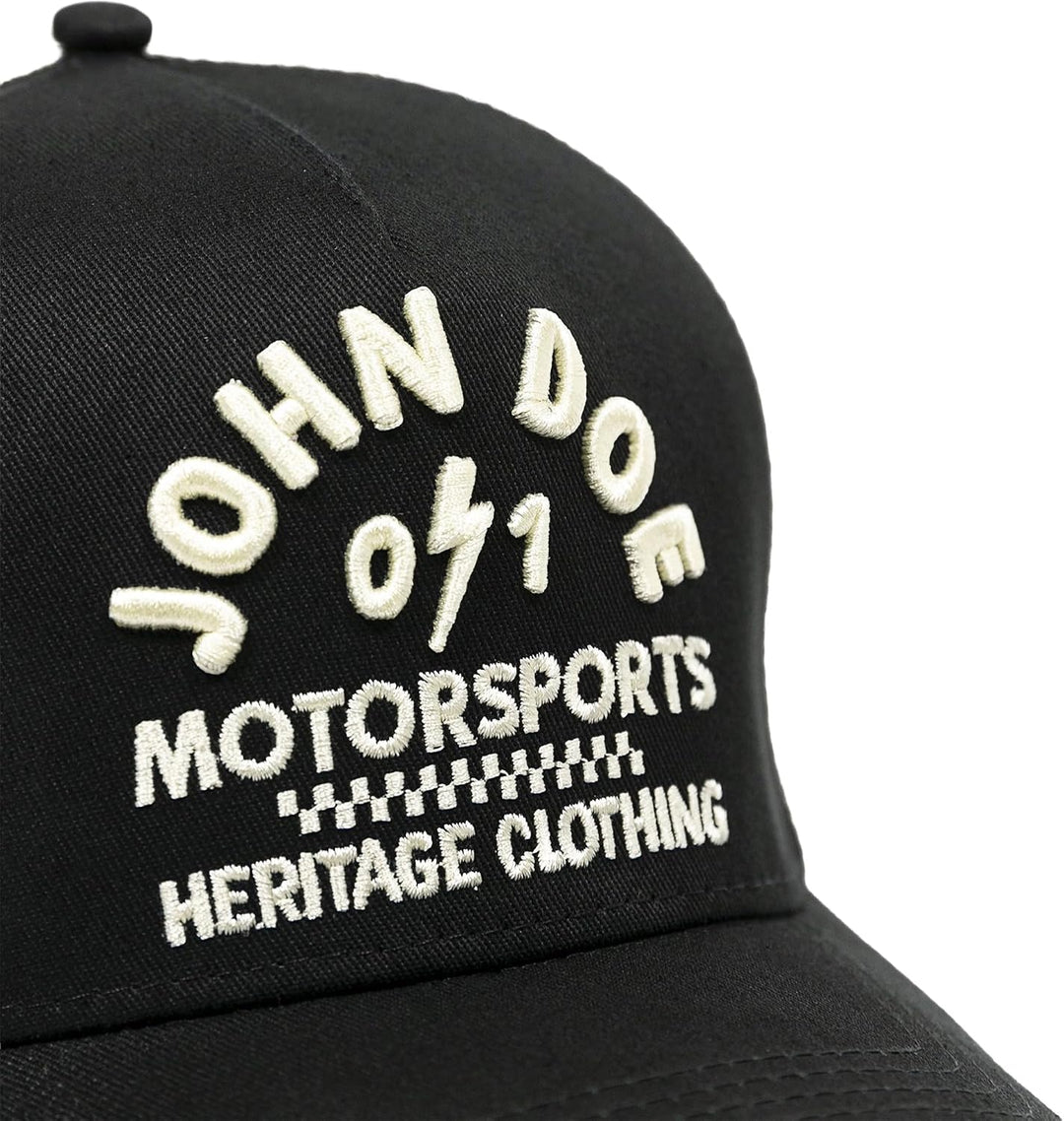 John Doe Trucker Cap - Baseballcap mit Baumwolle - Basecap mit Markenstickerei - Snapback Cap mit Me