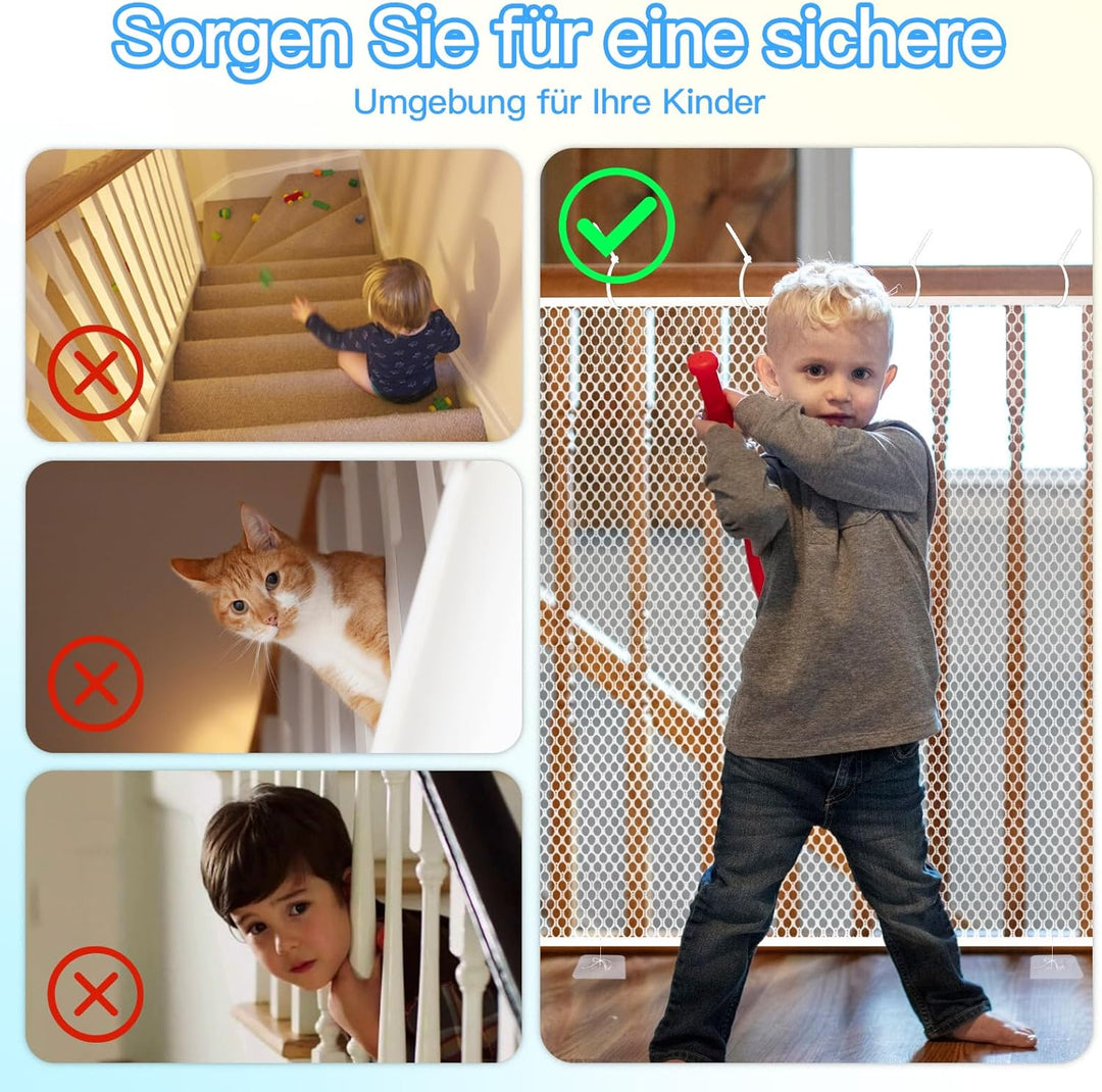 Treppen Schutznetz Kinder, Sicherheitsnetz Kinder, Balkon Schutznetz, Balkongeländer Treppen Sicherh