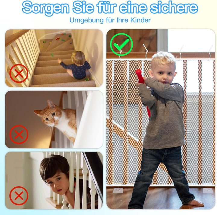 Treppen Schutznetz Kinder, Sicherheitsnetz Kinder, Balkon Schutznetz, Balkongeländer Treppen Sicherh
