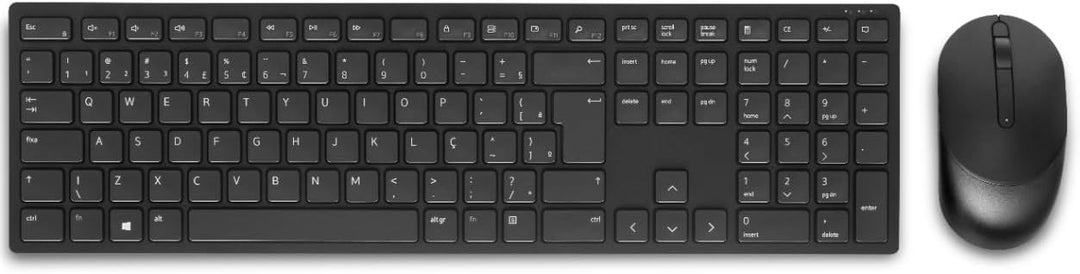 Dell KM5221W, Pro Wireless, Tastatur und Maus Set, German (QWERTZ), schwarz