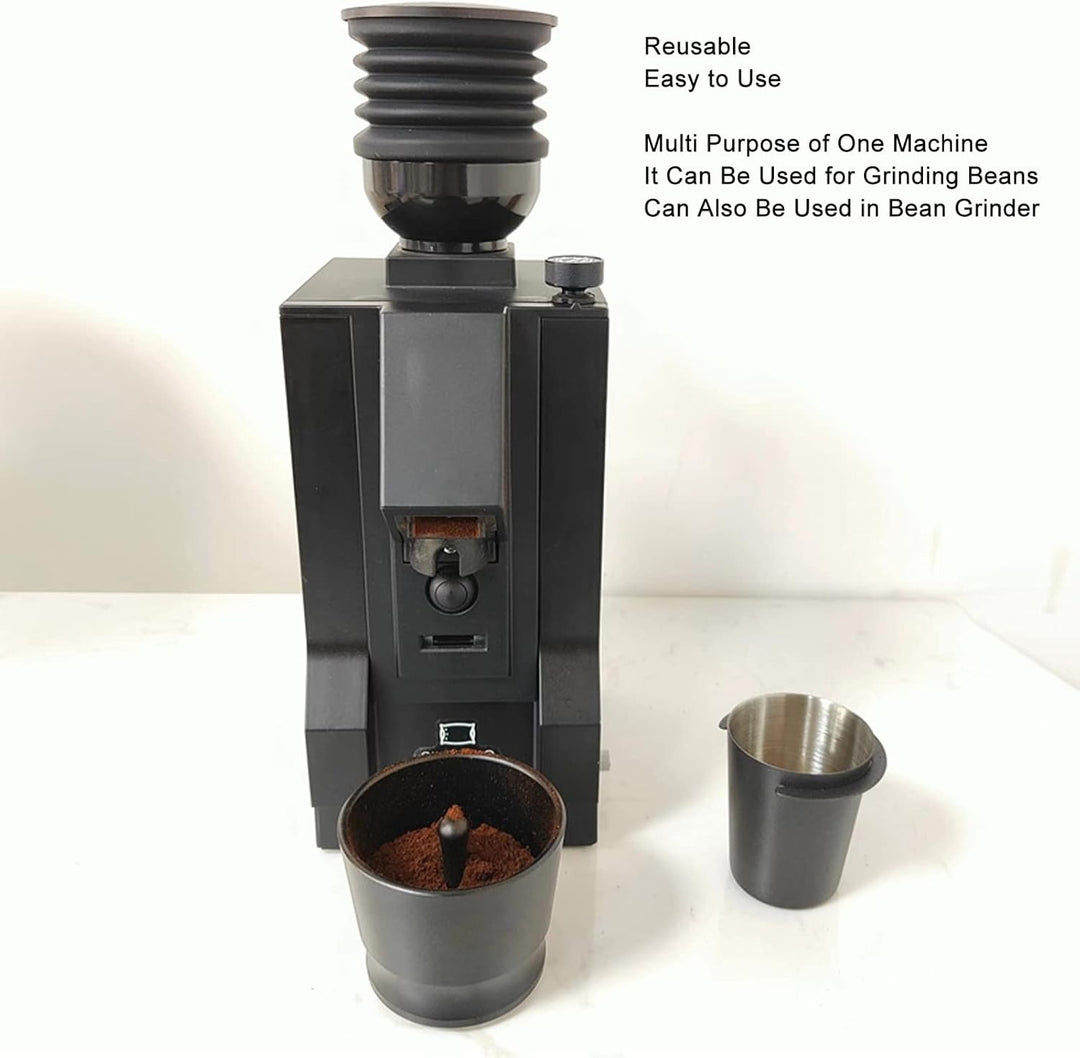 Pyhodi Kaffeemühle Einzeldosis-Trichter, Kaffeemühle aus Aluminiumlegierung, Bläst Bohnenbehälter, K