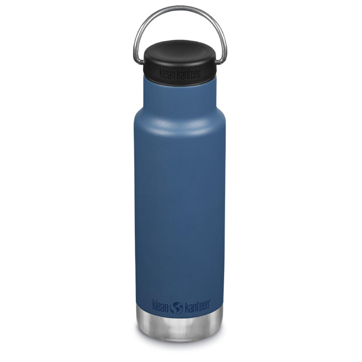Klean Kanteen Isoliert, klassisch, schmal, 340 g (mit Schlaufenkappe), echtes Blaugrün, Blaugrün