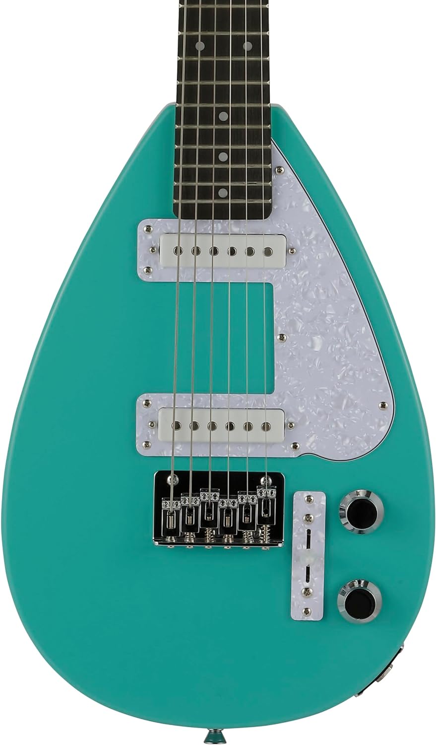Vox Mark III Mini Electric Guitar - Teardrop - Aqua Green grün, grün